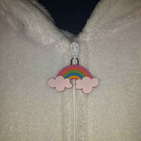 Spirit Halloween Adult S Unicorn Fleece Costume Hooded - Picture 2 of 10